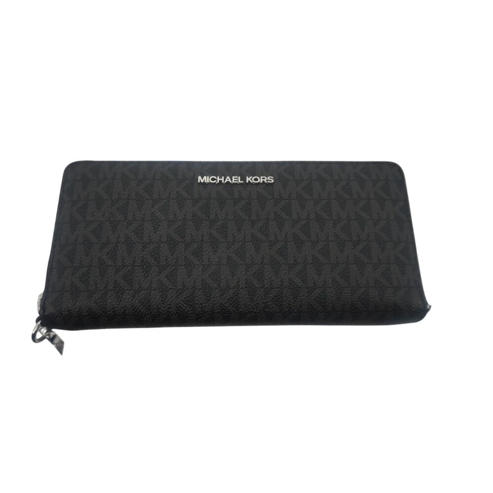 Michael Kors Pebbled Leather Zip Around Wallet